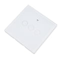 thumbnail image 3 of Smart WIFI Switch 3-Way 86-Type Wall Touch Switch with Tempered Glass Panel EU Plug 100 to 240V White, 3 of 5