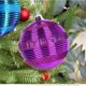 thumbnail image 1 of 4pcs 10cm Striped Christmas Ball Set, 1 of 5