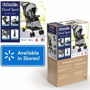 Kolcraft Cloud Sport Lightweight Stroller for Toddlers and Babies, Gray/Black