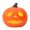 Earthy Yellow, variant on 9 Inch Jack O Lantern Pumpkin Lights for Halloween Decorations, Glowing Electronic Tabletop Lamp Ornament, Spooky Home Room Front Porch Display，Navy