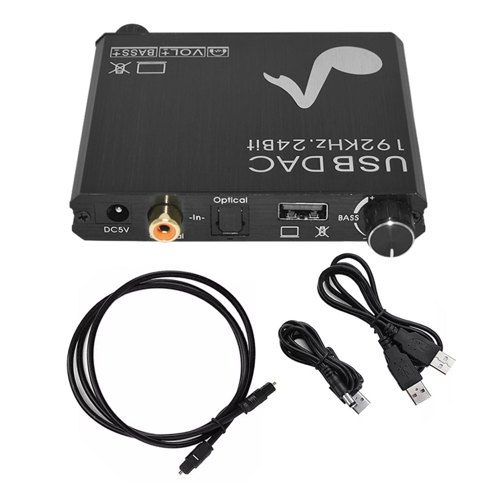 あこ　DAC Satura Optical Digital To Analog Audio Converter 192KHz DAC Coaxial USB
