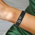 thumbnail image 3 of OULII Steps Counter Smart Wristband with Pedometer in Black for Sports 1Pack, 3 of 7