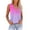 Pink, variant on BadPiggies Womens Tank Tops V Neck Sleeveless Gradient T Shirts Summer Tunic Tops Blouse (M, Yellow)