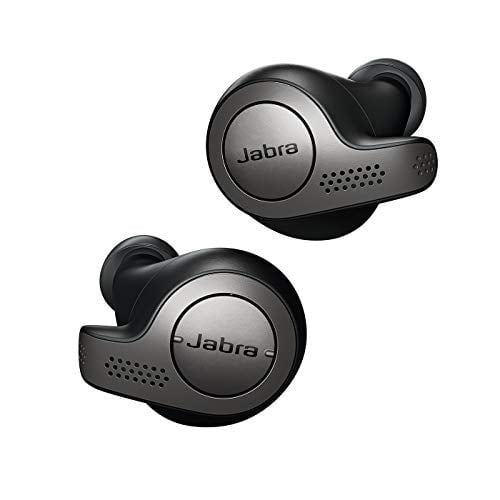 Jabra Elite 65t Écouteurs - Alexa Activé, Véritables Écouteurs Sans Fil avec Boîtier de Charge, Titane Noir - Écouteurs Bluetooth Conçus pour les Meilleurs Appels Sans Fil Vrai et l'Expérience Musicale
