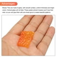 thumbnail image 4 of 200g Mosaic Tiles Irregular Glass Mosaic Tiles Stained Mosaic Glass for Art Crafts DIY Projects Orange, 4 of 5