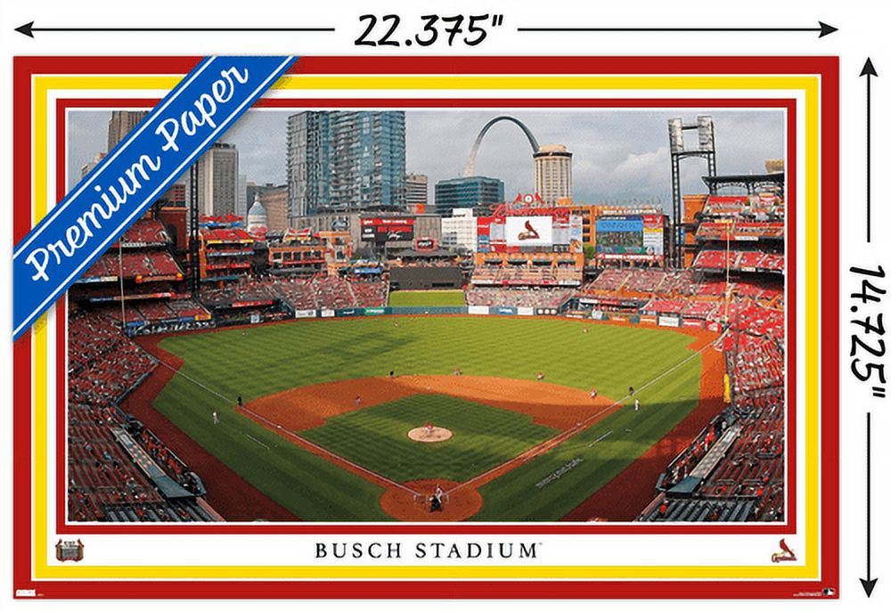 MLB St. Louis Cardinals - Busch Stadium 22 Wall Poster, 14.725" x 22.375"