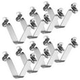 thumbnail image 1 of Uxcell Paquete de 8 Clips de Resorte en Forma de V para Remo de Kayak 8mmx50mm, 1 of 1