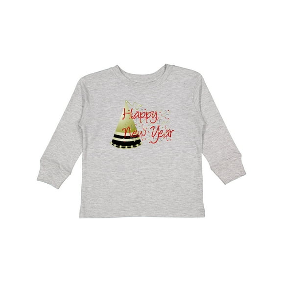 Inktastic Happy New Year Boys or Girls Long Sleeve Toddler T-Shirt