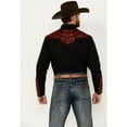 thumbnail image 4 of Rodeo Men's Clothing Embroidered Long Sleeve Snap Western Shirt - PS500-563 Medium, 4 of 4