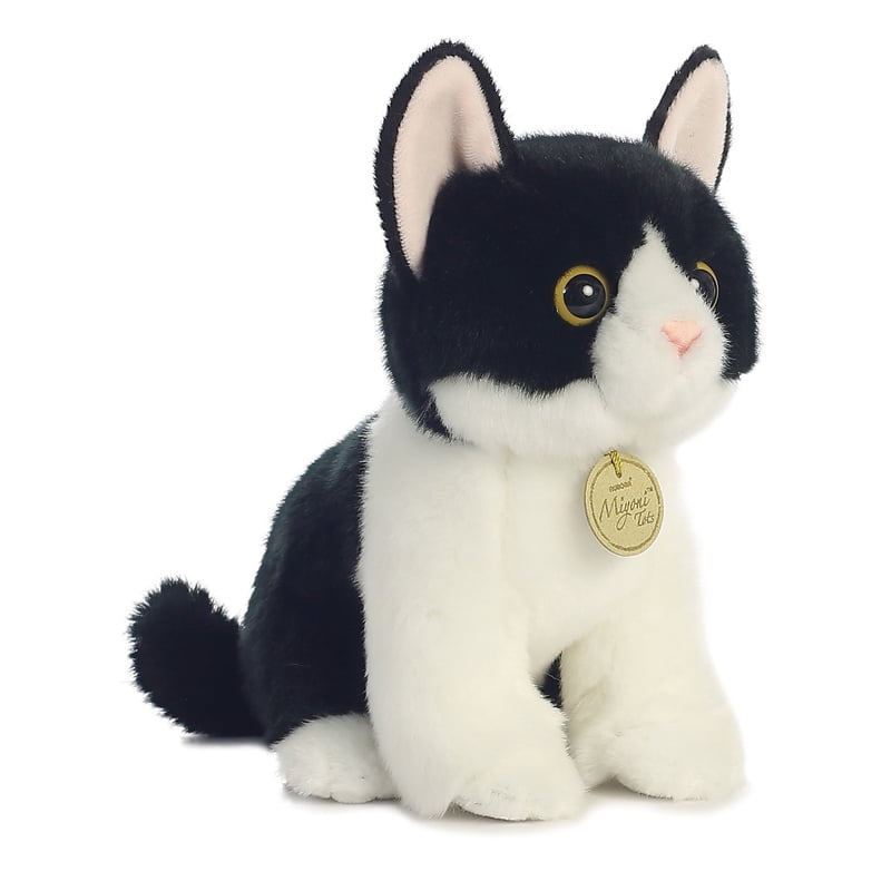 Aurora World Plush Miyoni Tots BLACK & WHITE TUXEDO CAT (10 inch