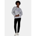 thumbnail image 5 of Beetlejuice Long Sleeve Graphic Crew Neck Sweatshirt, Women's, 5 of 6