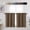 Brown, variant on Cafe Curtains Tier 36 Inch Length 2 Panels, Short Thermal Insulated Room Darkening Small Kitchen Window Blackout Curtains Over Sink for Bathroom Basement, Black, Each 30" Wx36 L