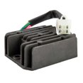thumbnail image 2 of Universal 4 Wire Full Wave Black Motorcycle Regulator Rectifier 12v Dc Bike-Qhzl, 2 of 4