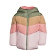 thumbnail image 4 of Swiss Tech Baby and Toddler Girls Puffer Jacket with Hood, Sizes 12M-5T, 4 of 6