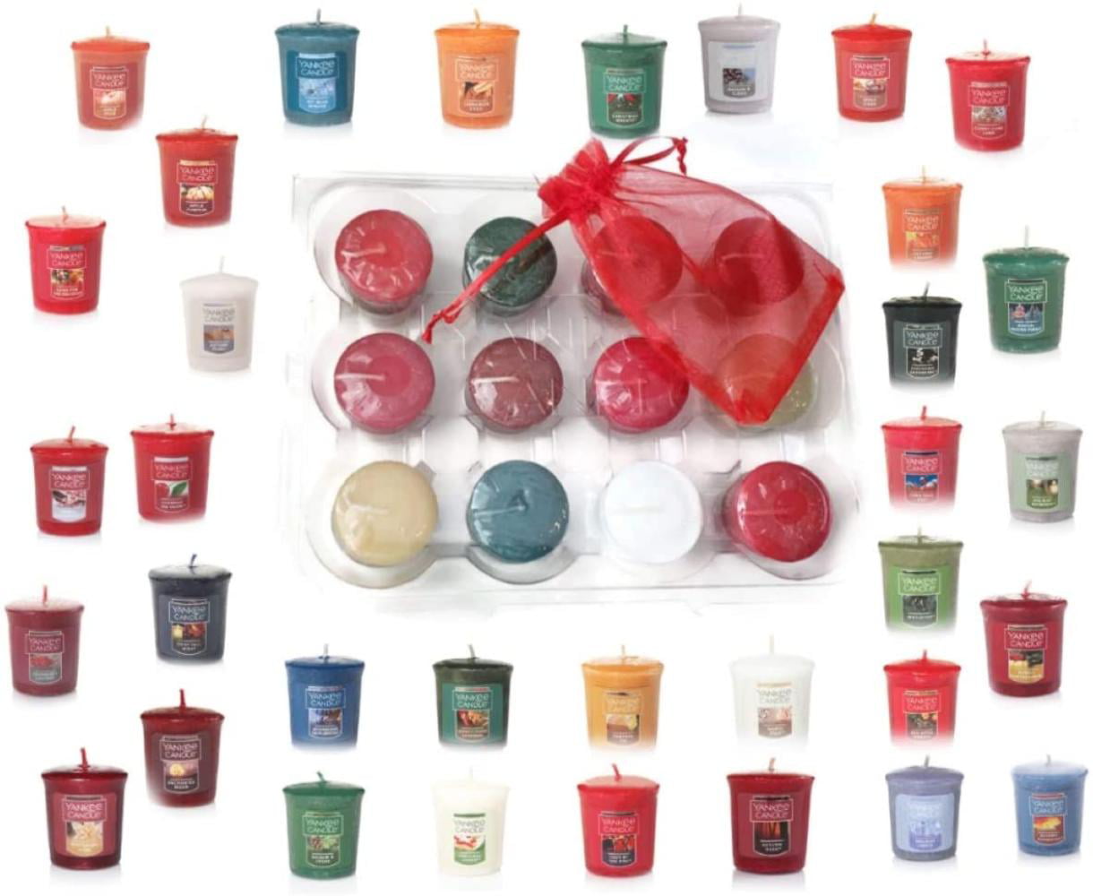 25 Official Yankee Candle Votive Samplers Assorted Fragrances Full Classic Range 