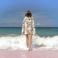 thumbnail image 6 of Abstract Geometric Marble Large Beach Towel - Plush Thick Cotton Pool Towel, Adult Beach Towels, 6 of 17