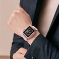 thumbnail image 4 of KOMI Bling Case Compatible For Apple Watch 38mm 40mm 42mm 44mm, Crystal Diamond Apple Watch Protector Case Slim PC Anti-Scratch Bumper Frame Protective Cover For iWatch Series SE/6/5/4/3/2/1 Rose Gold, 4 of 5