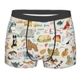 thumbnail image 5 of Uemuo Dogs Funny Pets Pattern Men's Boxer Briefs,Trunk Anti-Chafing,Comfortable, Durable, and Stylish Underwear-, 5 of 9