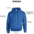 thumbnail image 4 of Gildan Adult Heavy Blend Fleece Hooded Sweatshirt, Size Small to 3XL, 4 of 5