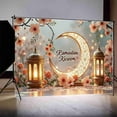 thumbnail image 2 of 202 Eid al Fitr Backdrop Ramadan Mubarak Background Islamic Mosque Lantern Party rations Photo Studio Banner Poster, 2 of 8