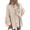 Light Khaki, variant on BTFBM Cardigan Sweaters for Women Fall Clothes Lantern Long Sleeve Button Open Front Chunky Knit Oversized Sweater