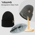 thumbnail image 2 of ZOWYA Winter Hat Thick Knit Beanie with Thermal Lining Snow Skull Cap for Men and Women, 2 of 5