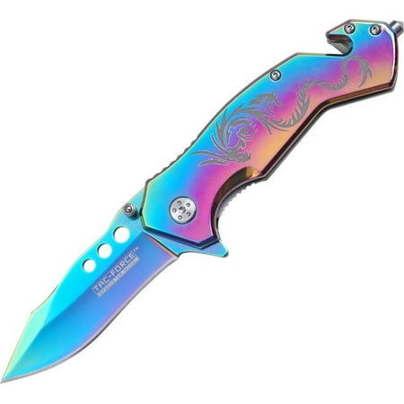 UPC 100000919347 product image for Tac Force Tactical Assist Open Folding Knife 4.5In TF-759RB | upcitemdb.com
