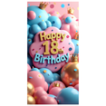 thumbnail image 5 of LUUFILx Happy 18th Birthday Balloon Banner Backdrop Decorations for Birthday Party Celebration Background Decors Photography Props Party Supplies, 5 of 7