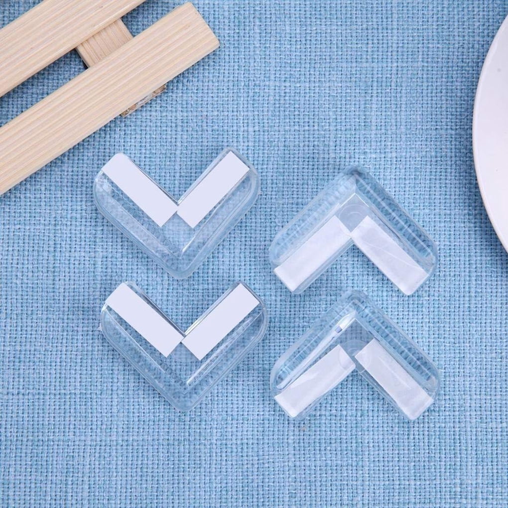 200PCS Transparent Anti-collision Angle PVC Pad Child Safety Corner Guard Baby Collision Proof Protector