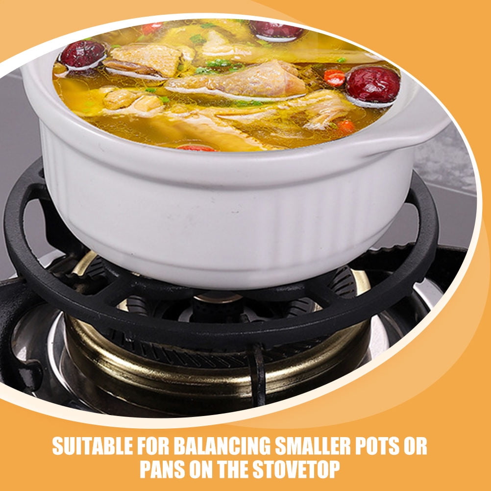 Worgeous Gas Stove Rack Small Pot Stove Wok Ring Gas Stove Bracket Stove Accessory Non Slip Wok Ring
