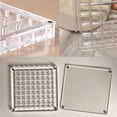 thumbnail image 3 of Changyeah Acrylic Seashell Display Box, 2 Pcs Clear Magnet Storage Organizers Case, 36 Grids Transparent Box, Small Craft Container for Bead, Nail, etc, 3 of 4