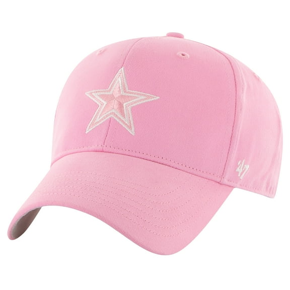 Girls Youth '47 Pink Dallas Cowboys Rose MVP Adjustable Hat