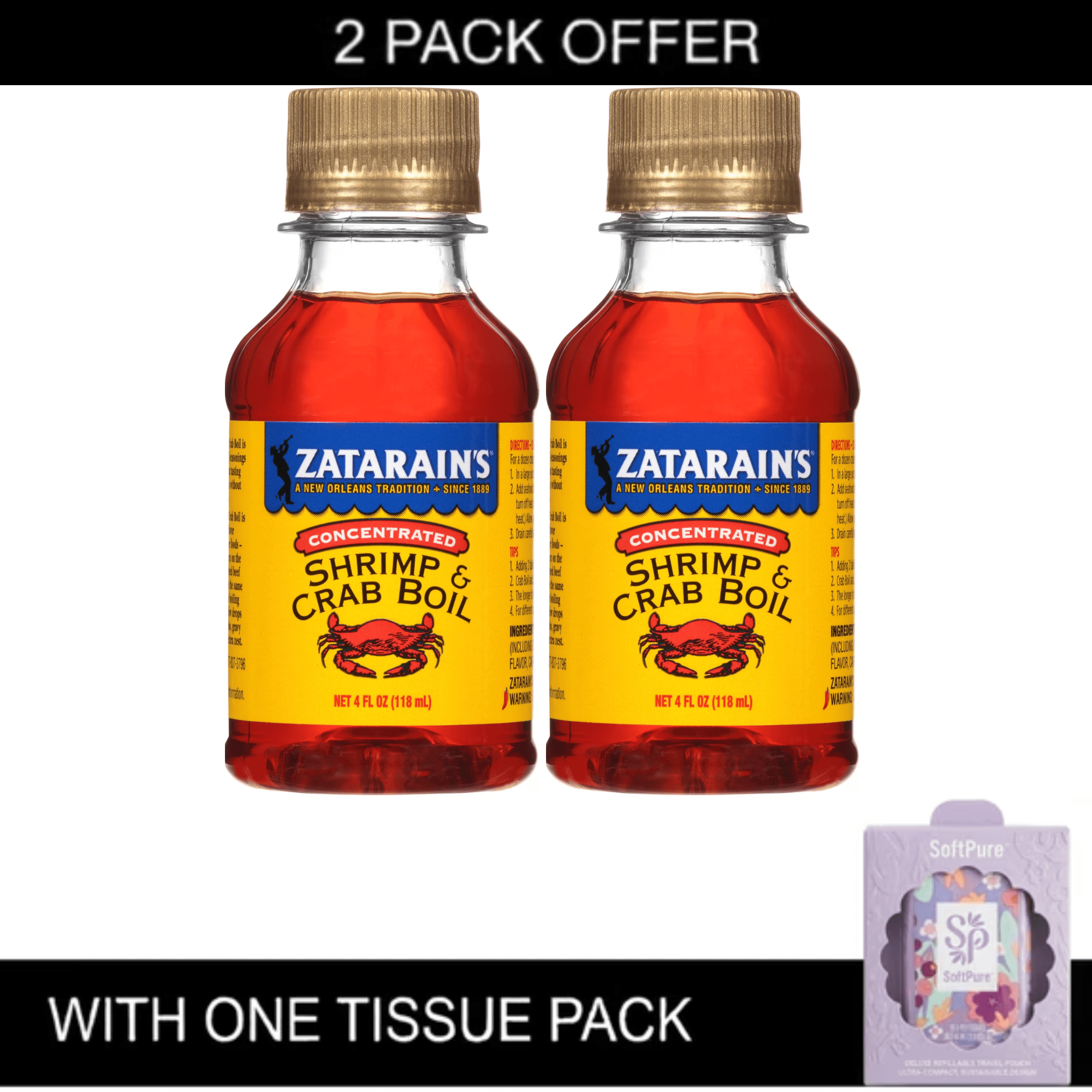 Florida Seafood Seasonings Garlic Butter Crab & Shrimp Boil, 5 oz