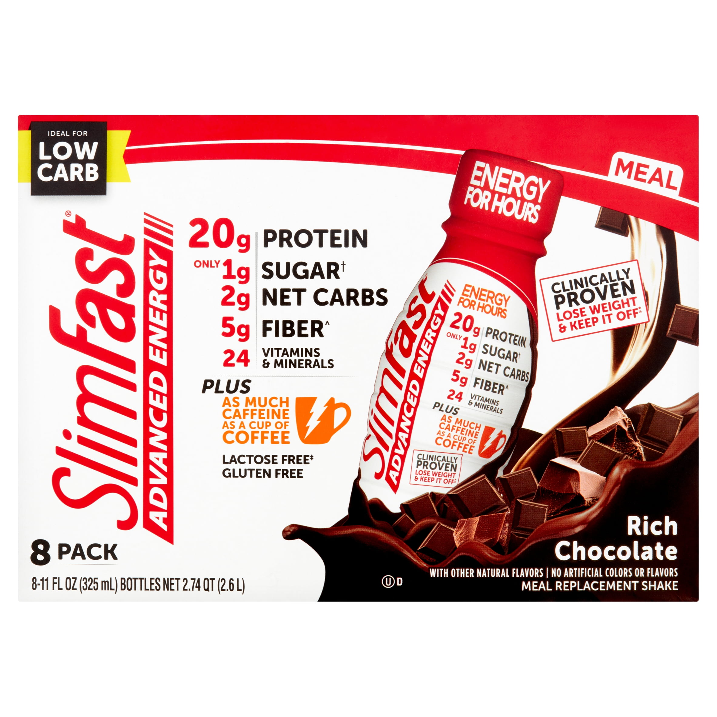 SlimFast Advanced Energy High Protein Ready to Drink Meal Replacement