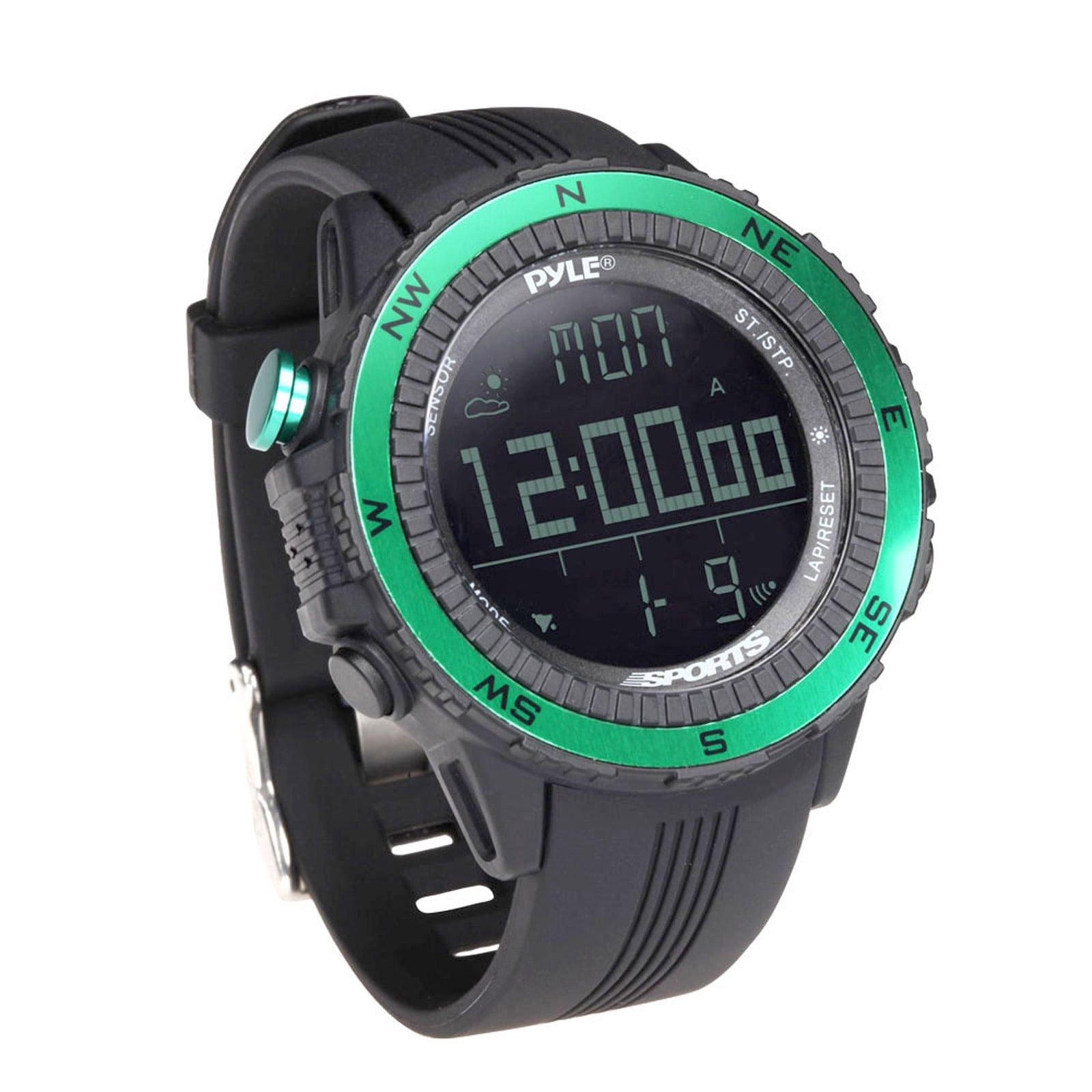 Pyle Multifunct Active Sports Watch with Altimeter, Barometer, Chronograph, Compass, Count-Down Timer, Measuring &... by Pyle