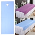 thumbnail image 3 of Cama de Salón de Belleza Impermeable, Funda de Cama Para Mesa de Masaje de Spa, Sábanas Desechables, Para Salón de Belleza de Spa Tipo de Orificio Abilar de 75 x 200 cm, 3 of 7