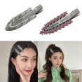 thumbnail image 2 of Eye Catching Metal Hairpin Unique Five Pointed Star Headdress Duckbill Clip for Girls Teen Exquisite Metal Hair Clip, 2 of 4