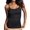 Black, variant on Women's Self Expressions 00489 Suddenly Skinny Tank (Black 2X)