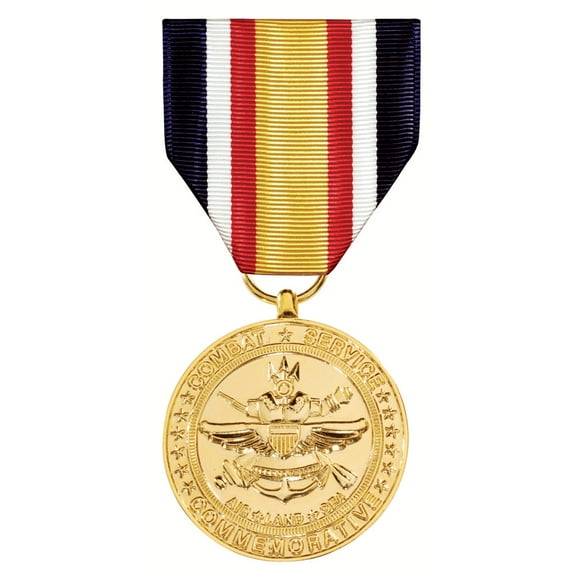 Combat Service Commemorative Medal Anodized