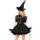 thumbnail image 1 of Carnaval Halloween señora clásico disfraz de bruja negra lindo tutú de tul hechicera juego de rol Cosplay vestido de fiesta elegante, 1 of 5