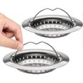 thumbnail image 1 of Stainless Steel Kitchen Sink Strainer With Handle, Anti-clogging Drain Filter, 110mm Diameter For Most Sinks, 1 of 5