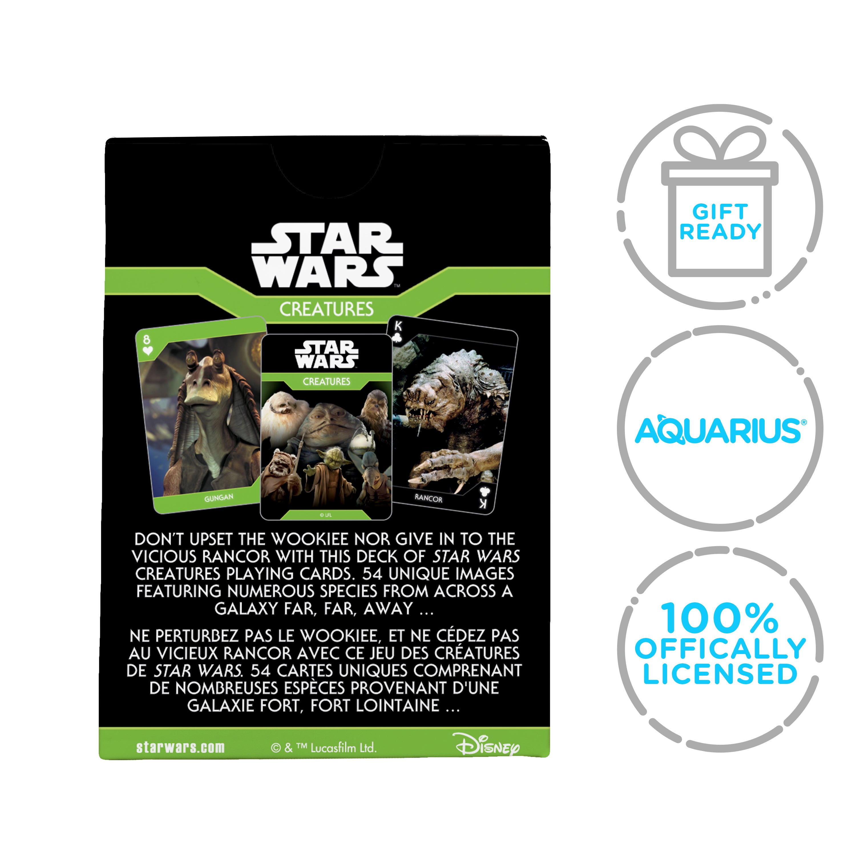 AQUARIUS Star Wars Creatures Playing Cards
