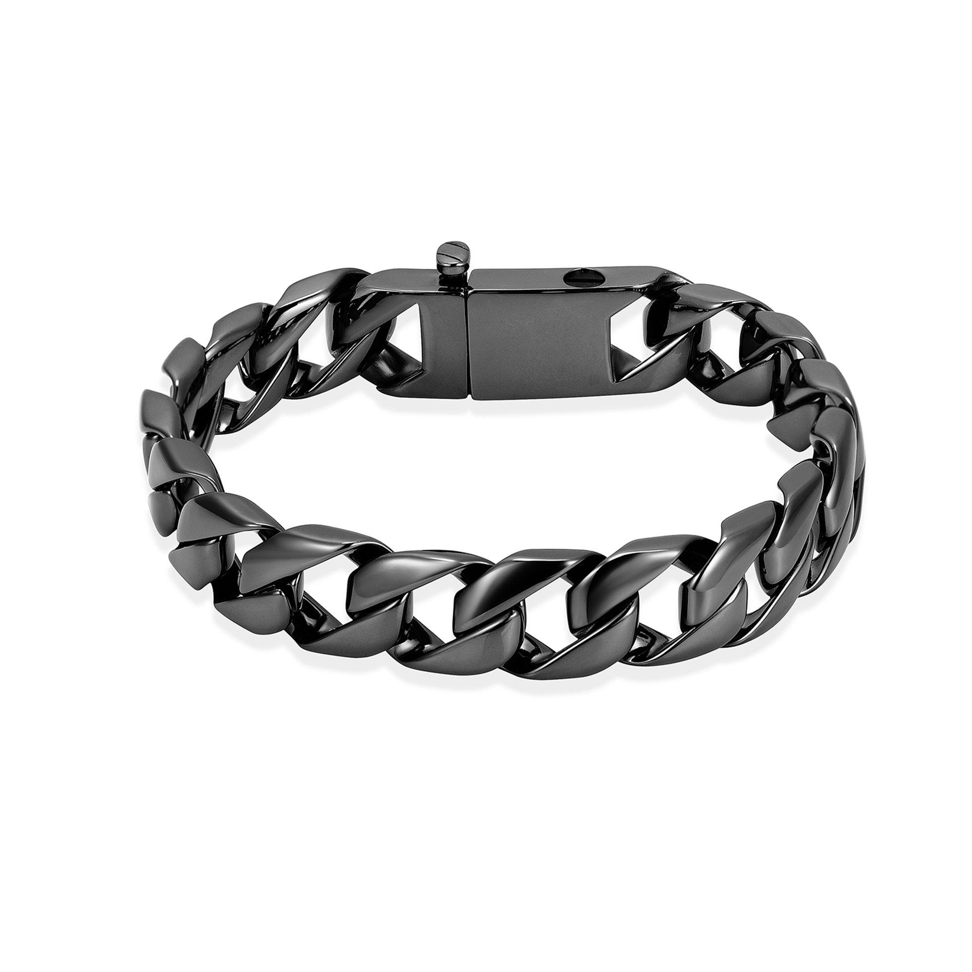 Cuban Link Urn Bracelet for Human Ashes for Men Women Stainless Steel Cremation Jewelry Urn Keepsake Memorial Ash Holder Bracelet