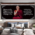 thumbnail image 1 of Tapiz de pared con diseño de budismo tibetano, microtela, 150 x 130 cm, 1 of 1