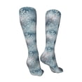 thumbnail image 3 of Rateoe enchanted winter snowflake holly print Women's Men's Novelty 20in Crew Socks Cotton Socks Knee High Socks for Walking,Running,Nurses,Pregnancy-One Size, 3 of 8