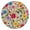 Pioneer Flower Floral-2, variant on Pioneer Flower Floral Print Pattern Round Fitted Tablecloth with Elastic Edge,Dining Table Cover Waterproof,Outdoor Round Tablecloth for Camping,Dining,Indoor and Outdoor