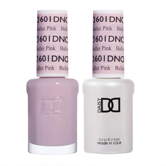 Ballet Pink #601 & Matching Polish Set - DND Gel & Lacquer
