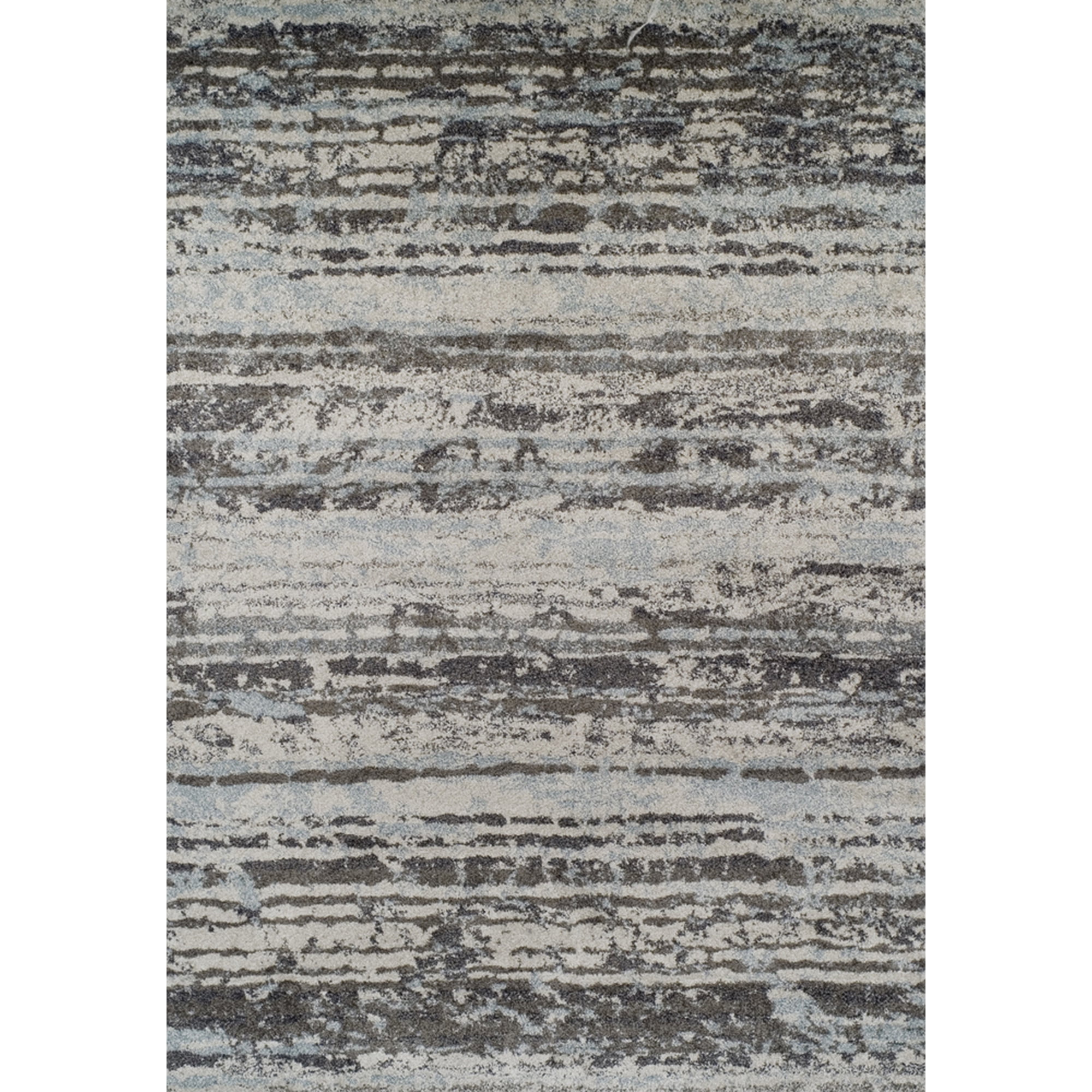 Dalyn Gala Area Rug GA4 Ga4 Silver Silver Lines Banded 8' 2" x 10' Rectangle