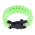 thumbnail image 2 of s de supervivencia paracord, de utilidad personal profesional, equipo de senderismo multifunción para acampar con hebilla de silbato de verde Soledad Pulsera luminosa de Paracord, 2 of 7