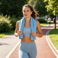 thumbnail image 4 of HOZVOMI Portable Sweat-Absorbent Fitness Towel with Irregular Texture Lightweight Microfiber Design Perfect for Gym Yoga Running Outdoor Sports, 4 of 6